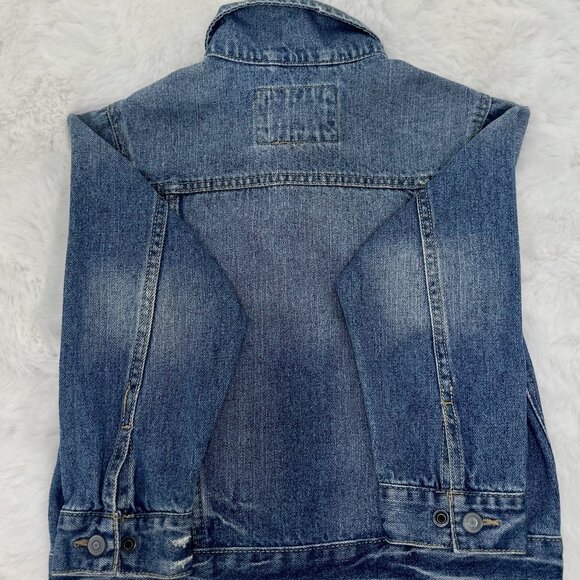 The Children’s Place Boys Blue Denim Jacket - Picture 8 of 11